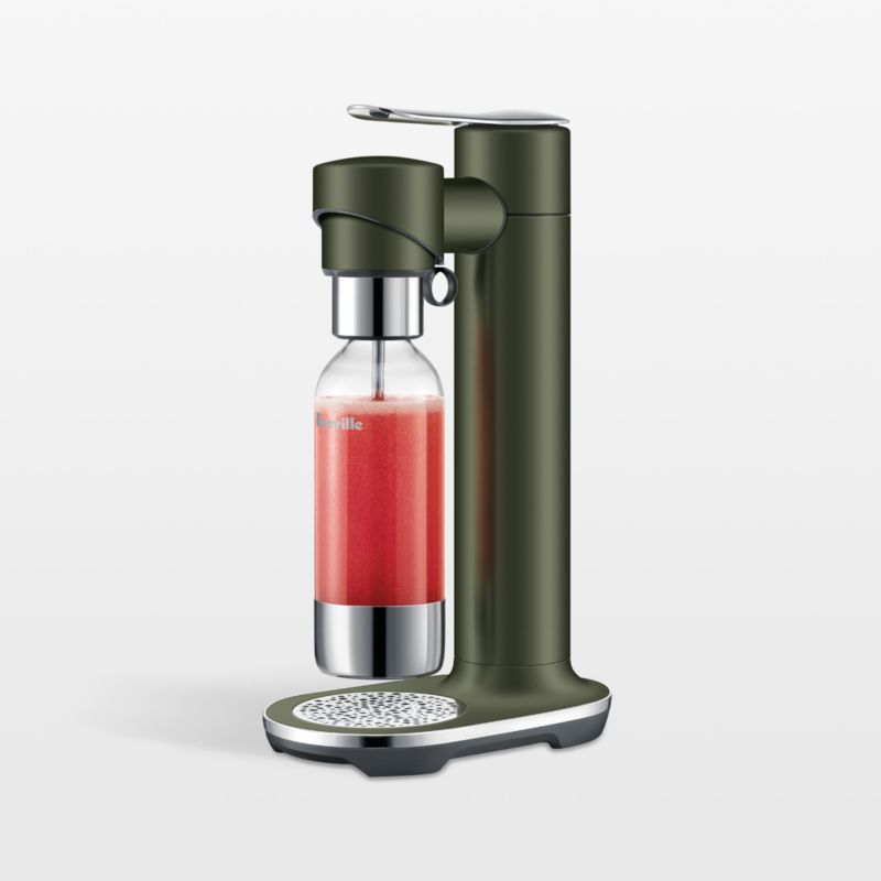 Breville ® InFizz Fusion Sparkling Beverage Maker with CO2 Canister in Olive Tapenade - image 0 of 6