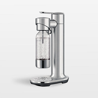 View Breville ® InFizz Aqua Sparkling Water Maker with CO2 Canister in Stainless Steel details
