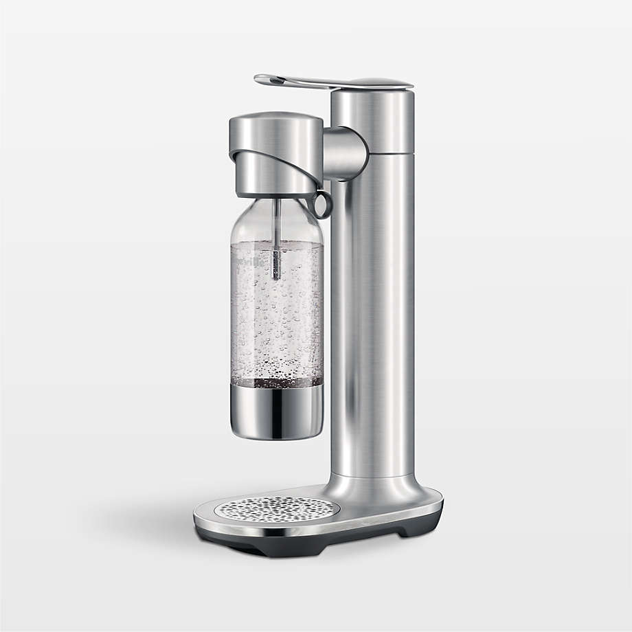 Breville InFizz Aqua Sparkling Water Maker in Stainless Steel with CO2