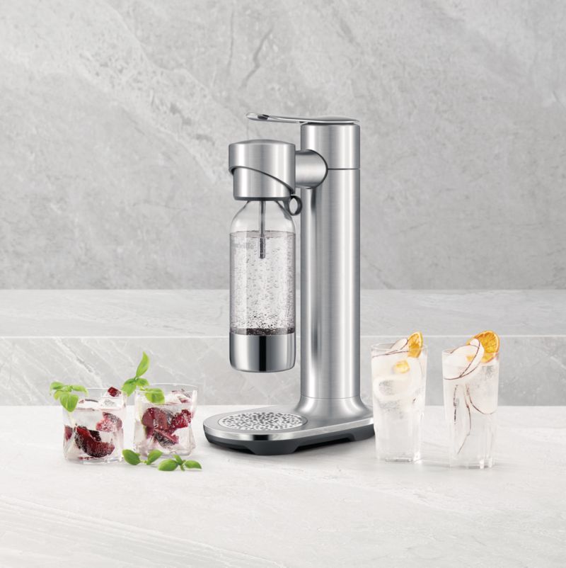 Breville ® InFizz Aqua Sparkling Water Maker with CO2 Canister in Stainless Steel - image 2 of 7