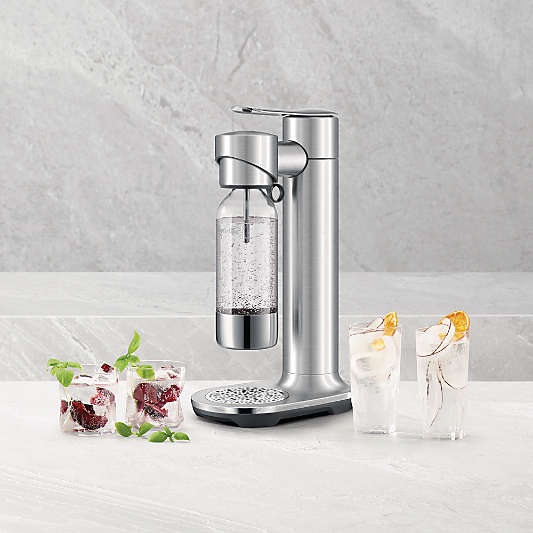 Breville ® InFizz Aqua Sparkling Water Maker with CO2 Canister in Stainless Steel