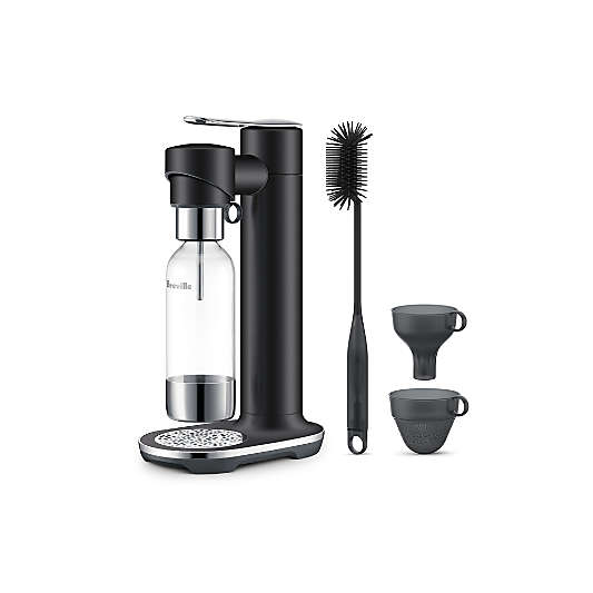 Breville ® InFizz Fusion Carbonation Machine without CO2 Canister in Black Truffle