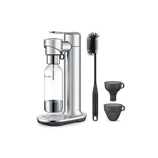 Breville ® InFizz Fusion Carbonation Machine without CO2 Canister in Stainless Steel