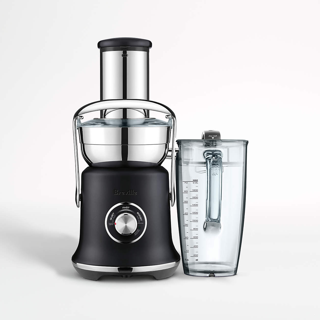 Breville Juice Fountain Cold XL Truffle Black Cold Press Juicer