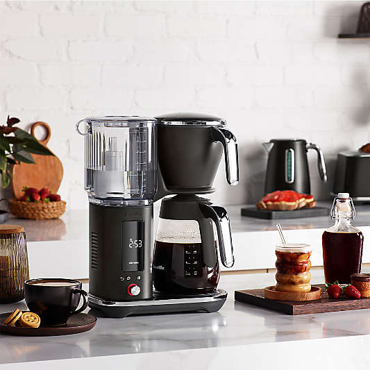 Breville ® Luxe Precision Brewer Glass Drip Coffee Maker in Black Truffle