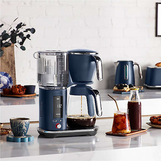 Breville ® Luxe Precision Brewer Glass Drip Coffee Maker in Damson Blue