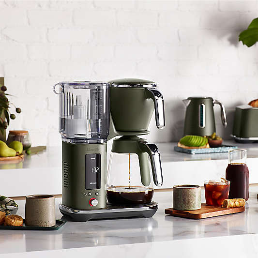 Breville ® Luxe Brewer™ Glass Drip Coffee Maker in Olive Tapenade