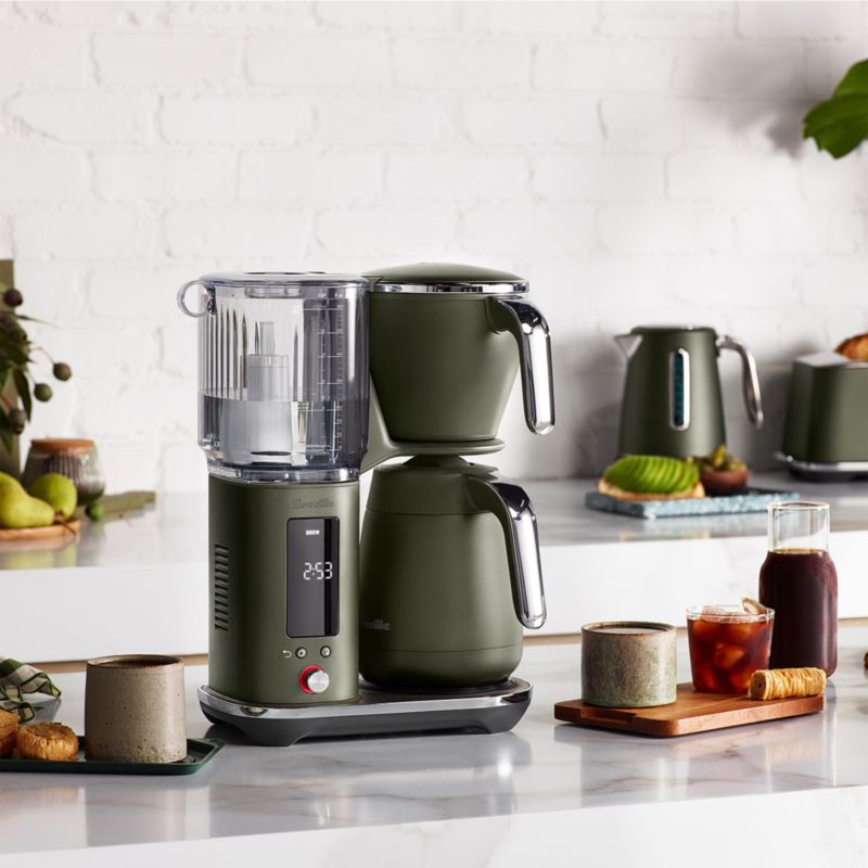 Breville ® Luxe Precision Brewer Thermal Drip Coffee Maker in Olive Tapenade - image 2 of 4