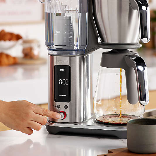 Breville ® Luxe Precision Brewer Glass Drip Coffee Maker in Stainless Steel