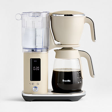 View Breville ® Luxe Brewer™ Glass Drip Coffee Maker in Almond Nougat details