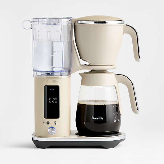 Breville ® Luxe Precision Brewer Glass Drip Coffee Maker in Almond Nougat