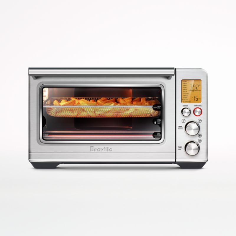 Breville Brushed Stainless Steel Smart Oven Air Fryer Toaster Oven Reviews Crate Barrel Canada