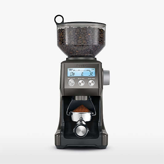 Breville ® Smart Grinder ™ Pro Black Stainless Steel Conical Burr Coffee Grinder