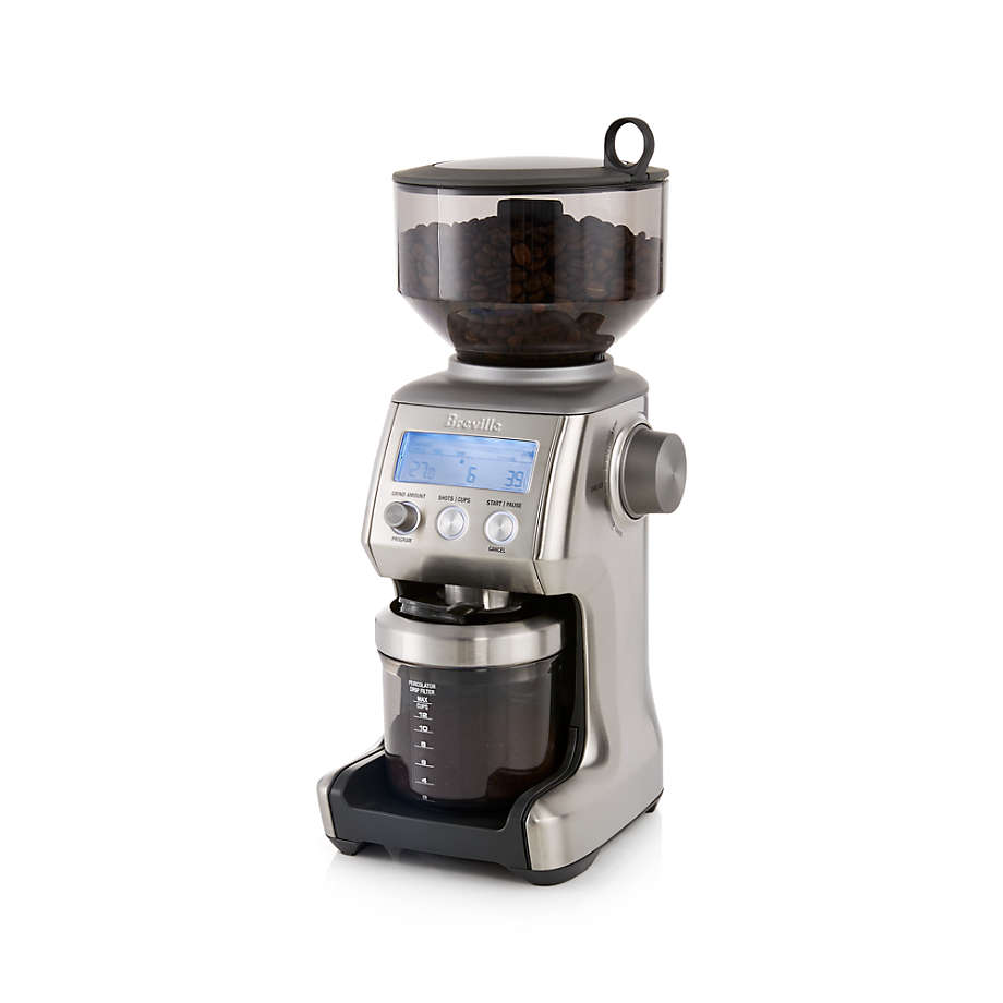 Breville Stainless Steel Programmable Conical Burr Coffee Grinder at