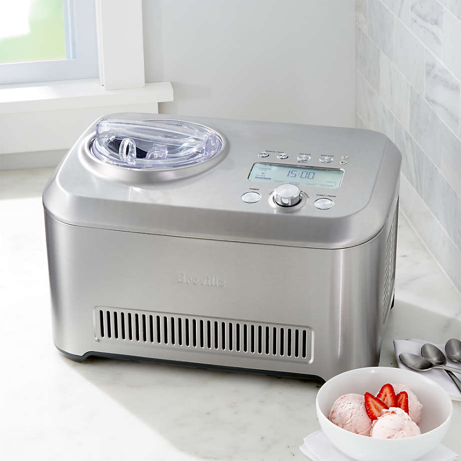 Breville Smart Scoop Ice Cream Maker + Reviews Crate & Barrel