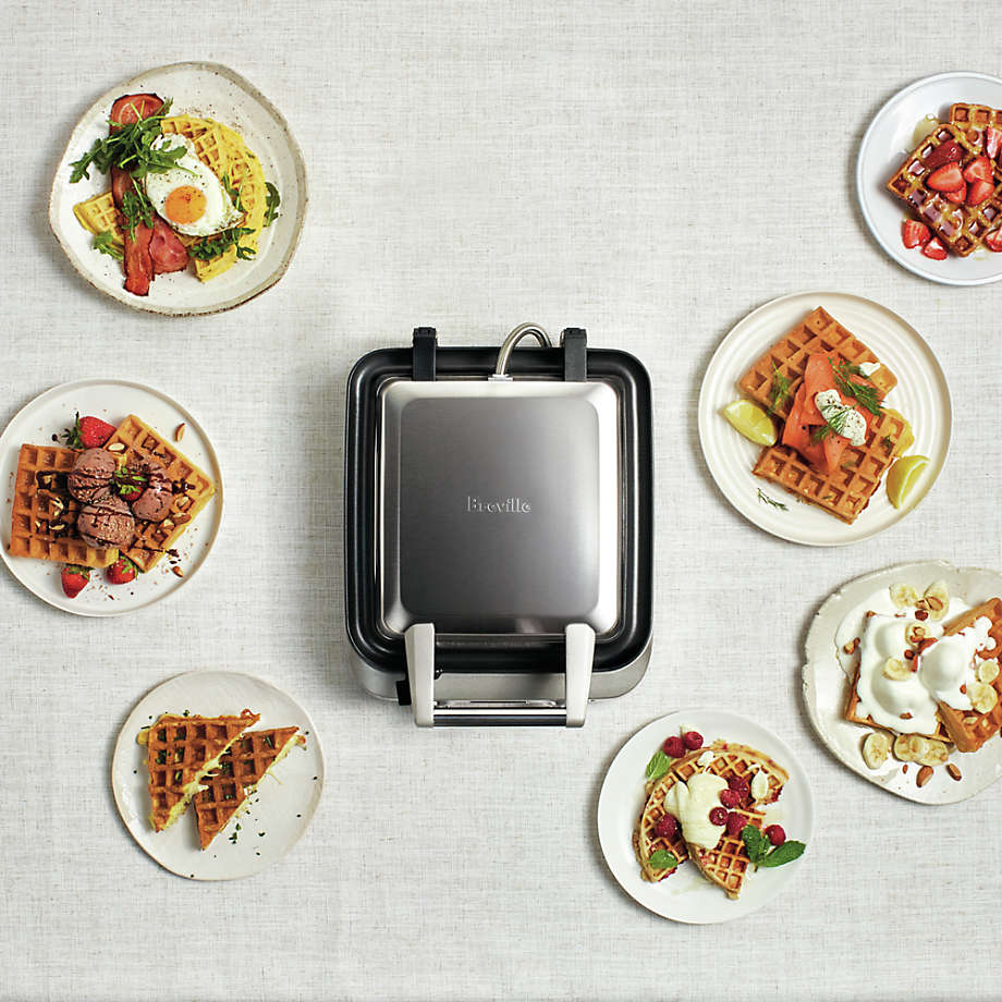 Breville 4-Slice Smart Waffle Maker + Reviews