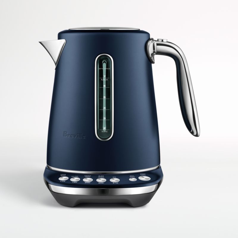 Sencor SWK1571BL Electric Kettle with Display and Power Cord Base, Blue  (Metallic) 