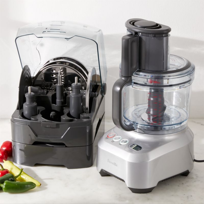 Breville Sous Chef 16 Cup Peel & Dice Food Processor, Brushed Aluminum,  BFP820BAL,Silver