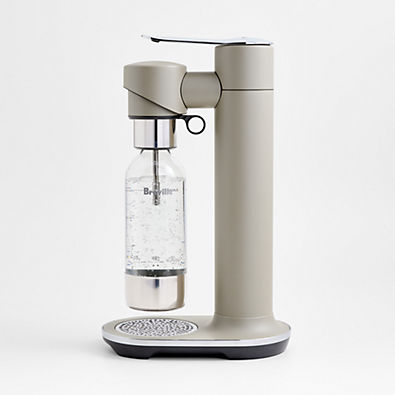 View Breville ® InFizz Fusion Sparkling Beverage Maker with CO2 Canister in Almond Nougat details