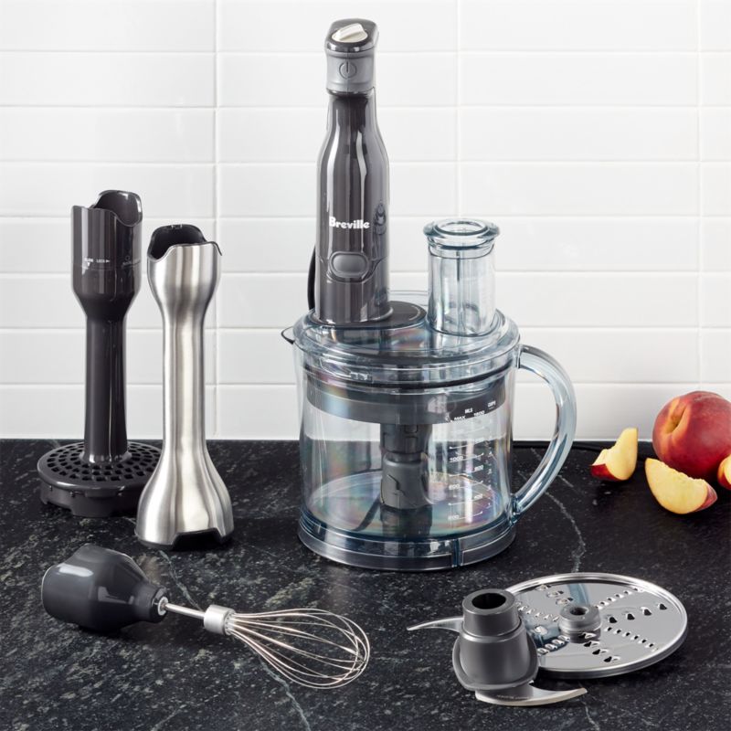  Breville BSB530XL the All In One Immersion Blender, Stainless  Steel, Graphite & Silver: Mini Food Processors: Home & Kitchen