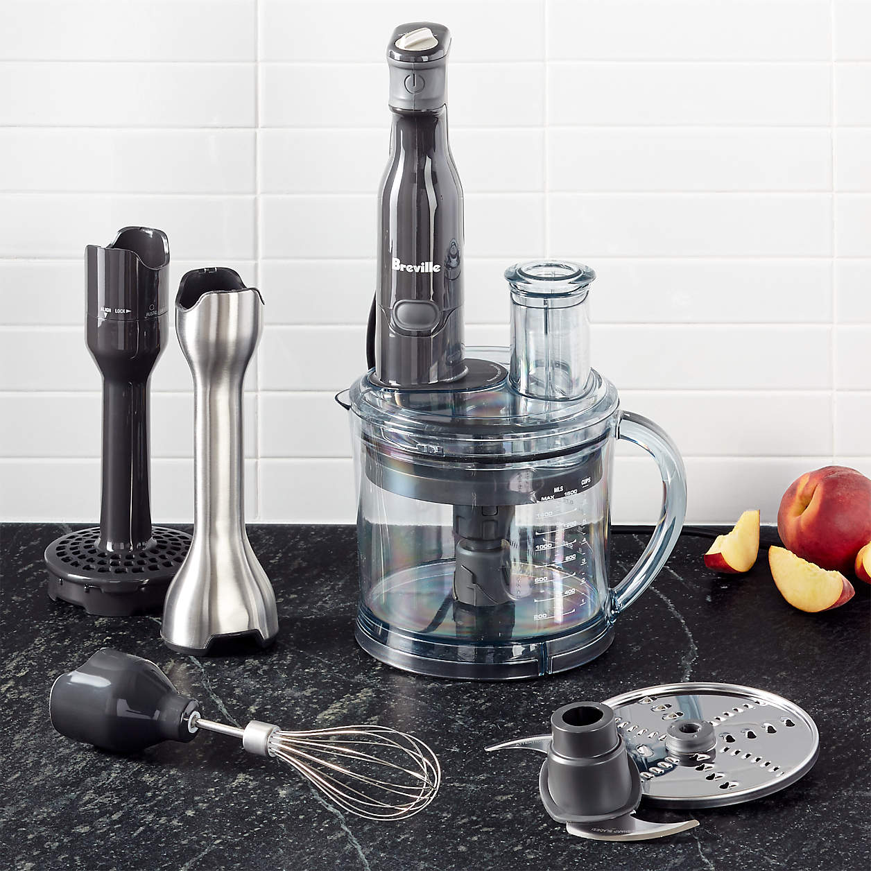 Breville The All in One Hand Immersion Blender + Reviews Crate & Barrel