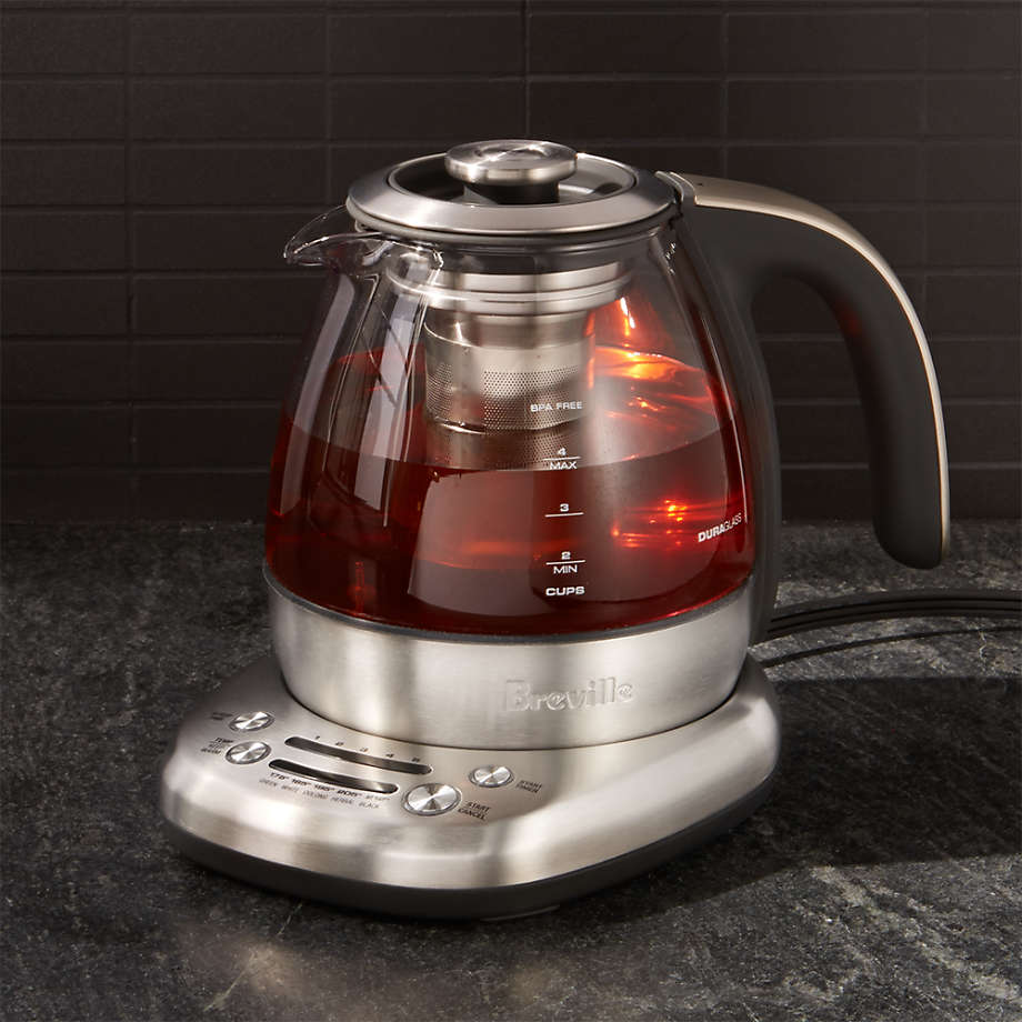 Breville the Smart Electric Tea Infuser Compact + Reviews Crate & Barrel