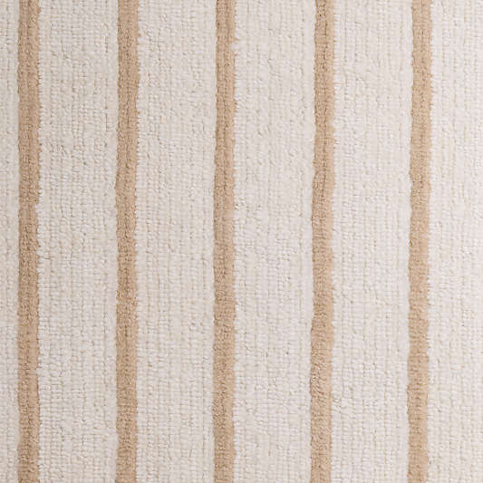 Brighton Wool Handwoven Ivory Rug Swatch 12"x18"
