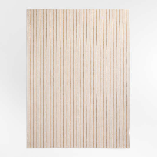 Brighton Wool Handwoven Ivory Area Rug 9'x12'