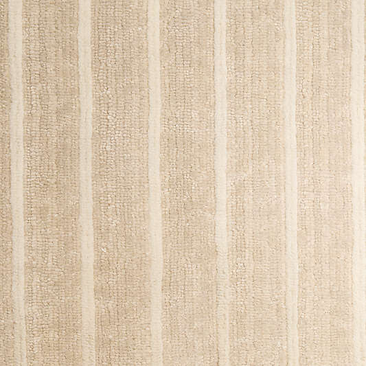 Brighton Wool Handwoven Taupe Rug Swatch 12"x18"