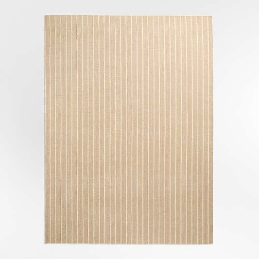 Brighton Wool Handwoven Taupe Rug