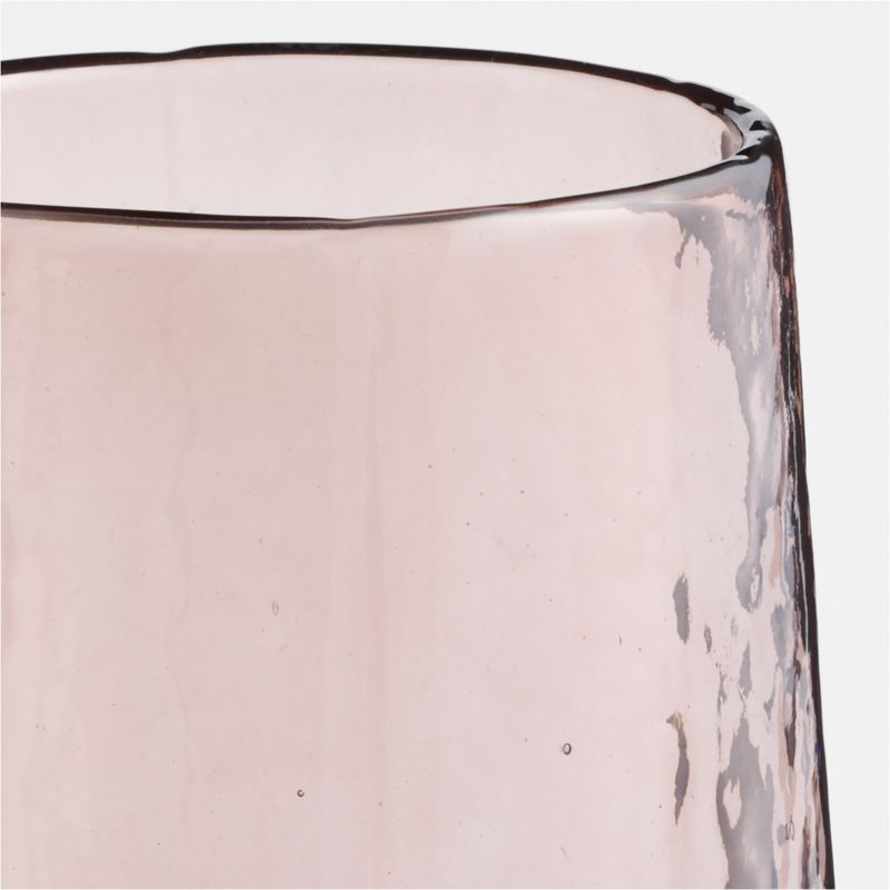 Bergen Small Glass Plum Hurricane Candle Holder 7" - image 7 of 8