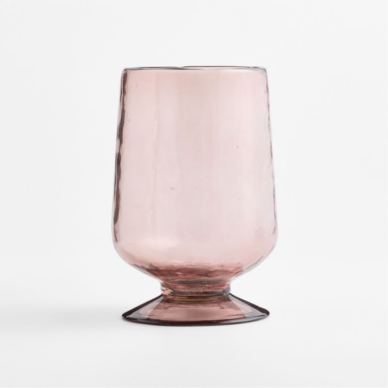 Bergen Medium Glass Plum Hurricane Candle Holder 8.75" - image 6 of 8
