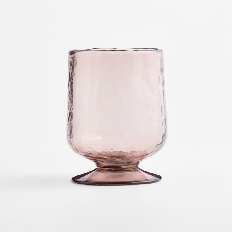 Bergen Small Glass Plum Hurricane Candle Holder 7" - image 6 of 8