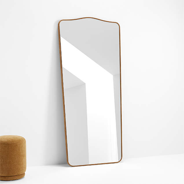Emmy Brass Floor Mirror + Reviews Crate & Barrel Canada