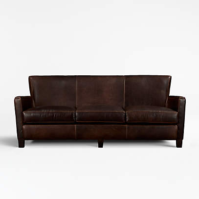 Briarwood Leather Sofa Reviews, Lee Industries Sofas At Crate And Barrel