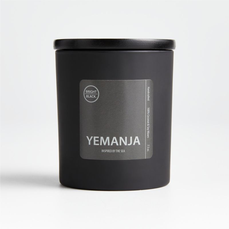 Bright Black Yemanja Ocean Scented Candle - image 2 of 4