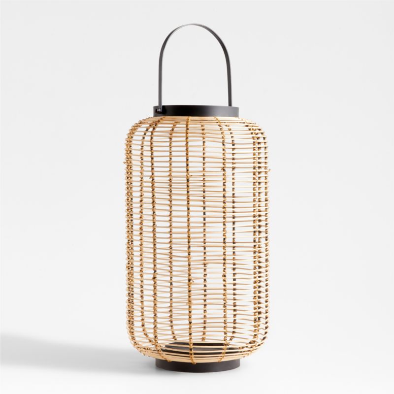 Brigton Rattan Outdoor Lantern 23" - image 3 of 14