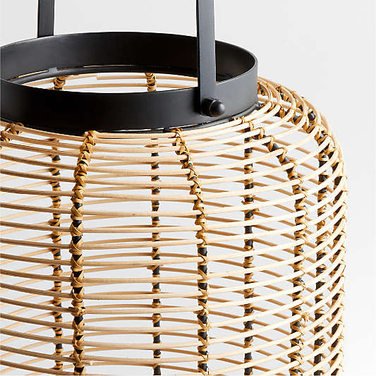 Brigton Rattan Outdoor Lantern 23"