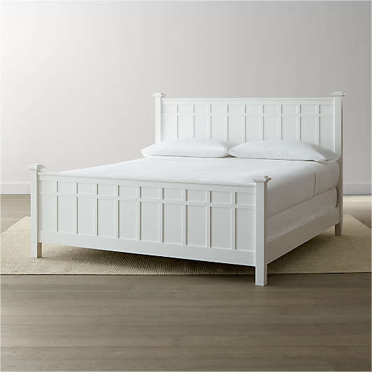 Brighton White King Bed