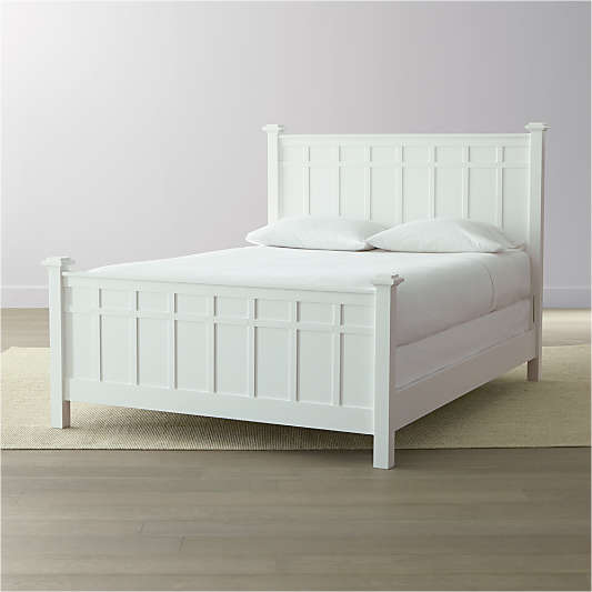 Brighton White Queen Bed