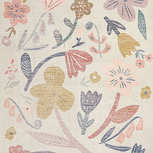 Brilliant Garden Washable Kids Area 12"x18" Rug Swatch