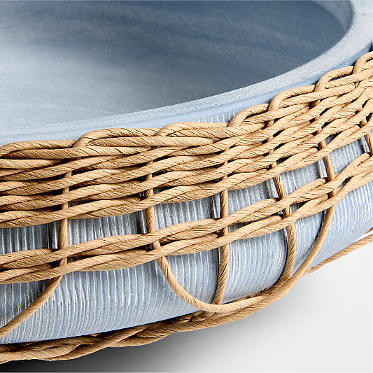 Brisbane Blue Ceramic Decorative Bowl