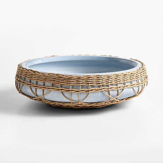 Brisbane Blue Ceramic Decorative Bowl