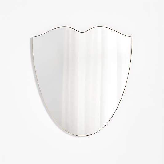 Bristol 27" Shield Shape Metal Kids Wall Mirror