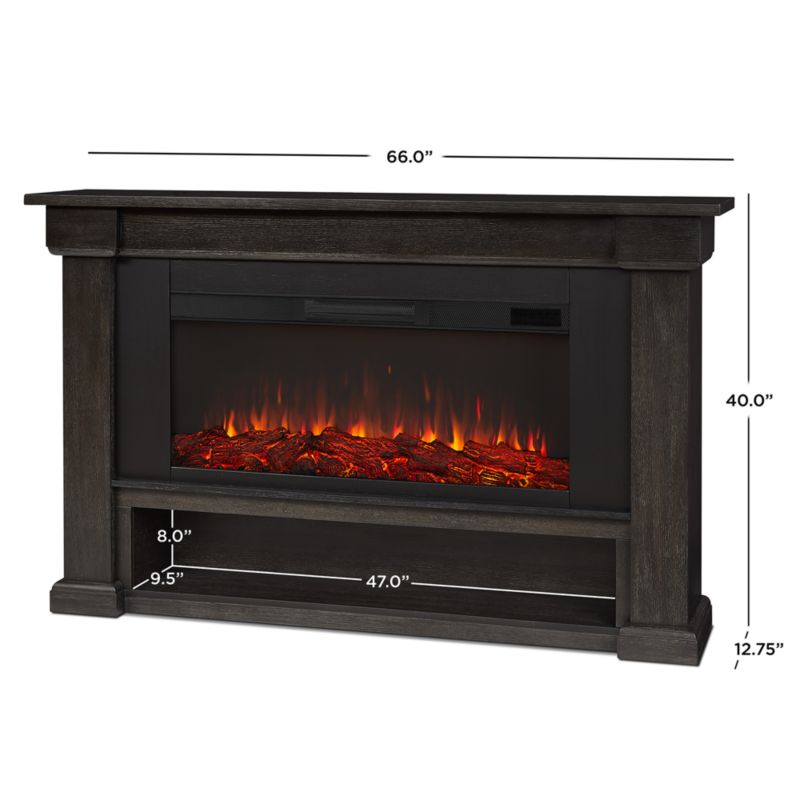 Bristow Dark Wood Electric Fireplace - image 5 of 7