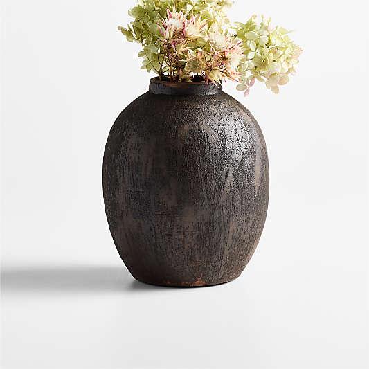 Berkshire Brown Small Vase 7.5"