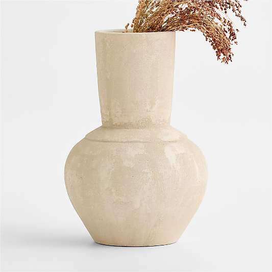 Berkshire White Large Urn Vase 16"