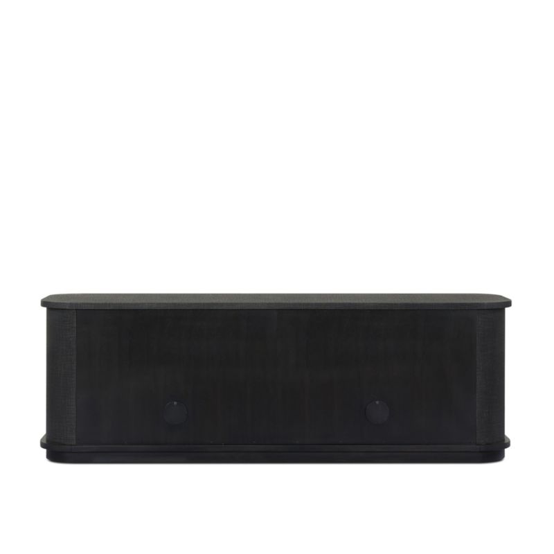Finnegan 80" Black Wood Media Console - image 8 of 11
