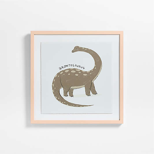 Brontosaurus Framed Wall Art Print