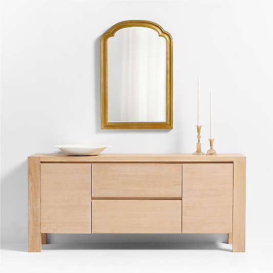 Brookhaven Brass Metal Vanity Wall Mirror 23.9"x36"
